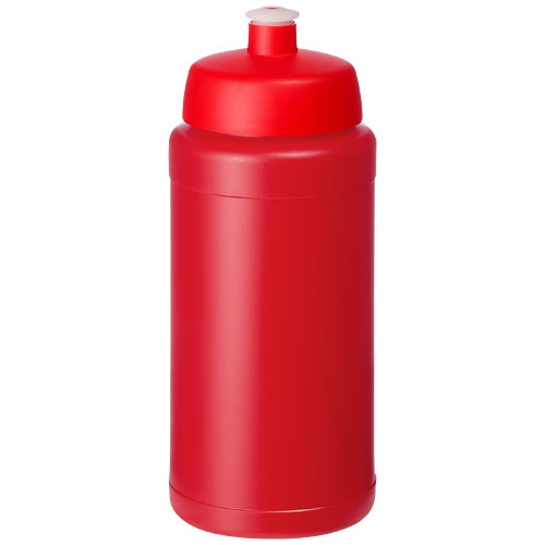 Gourde de sport recyclée personnalisée 500 ml BASELINE Rouge / Rouge